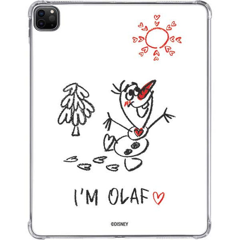Disney Frozen I Am Olaf Art iPad Pro 11in (2024) Clear Case
