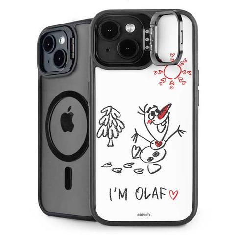 Disney Frozen I Am Olaf Art iPhone 15 Kickstand Case