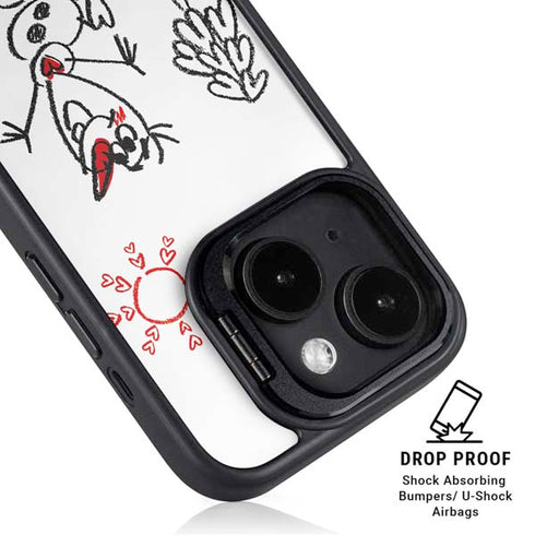 Disney Frozen I Am Olaf Art iPhone 15 Kickstand Case