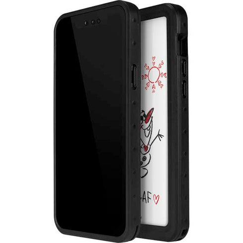 Disney Frozen I Am Olaf Art iPhone 15 Pro Waterproof Case