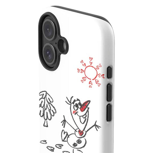 Disney Frozen I Am Olaf Art iPhone 16 Impact Case