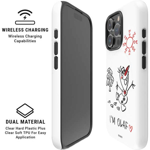 Disney Frozen I Am Olaf Art iPhone 16 Pro Magsafe Impact Case