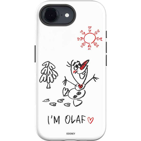 Disney Frozen I Am Olaf Art iPhone 16e Impact Case