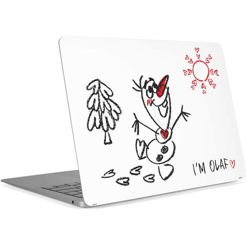 Disney Frozen I Am Olaf Art Apple MacBook Air Skin