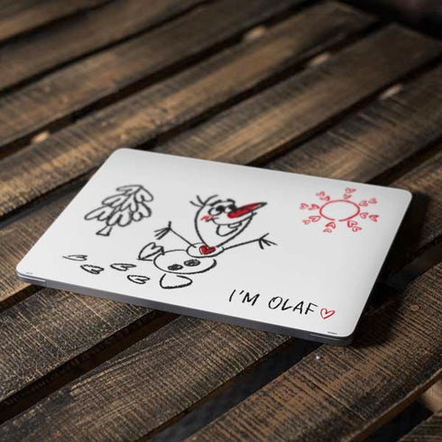Disney Frozen I Am Olaf Art Apple MacBook Air Skin