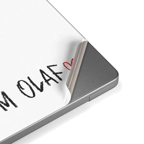 Disney Frozen I Am Olaf Art Apple MacBook Pro 14-inch Skin