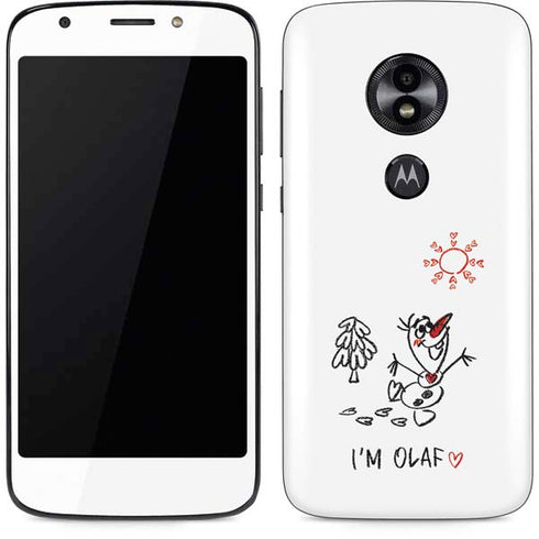Disney Frozen I Am Olaf Art Moto E5 Play Skin
