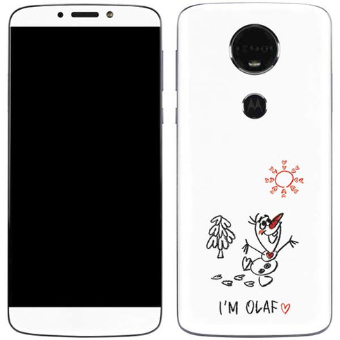 Disney Frozen I Am Olaf Art Moto E5 Plus Skin