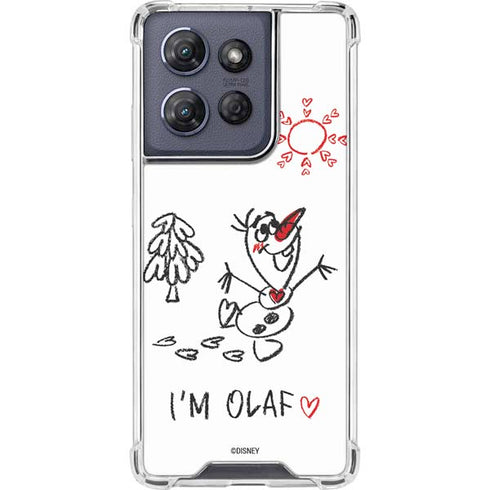 Disney Frozen I Am Olaf Art Moto G Play 5G (2025) Clear Case