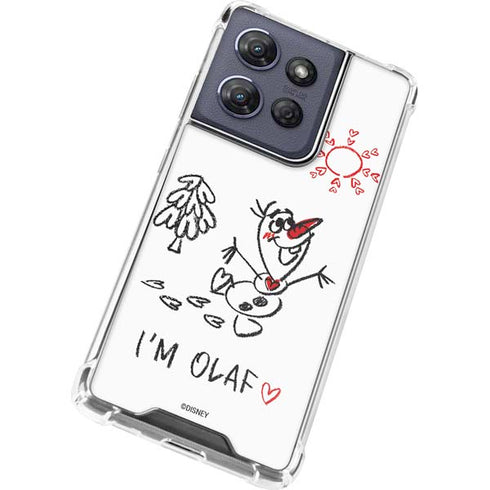 Disney Frozen I Am Olaf Art Moto G Play 5G (2025) Clear Case