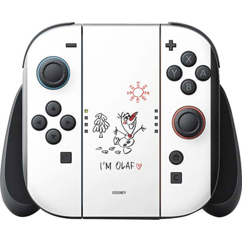 Disney Frozen I Am Olaf Art Nintendo Switch 2 (2025) with Joy-Con Skin