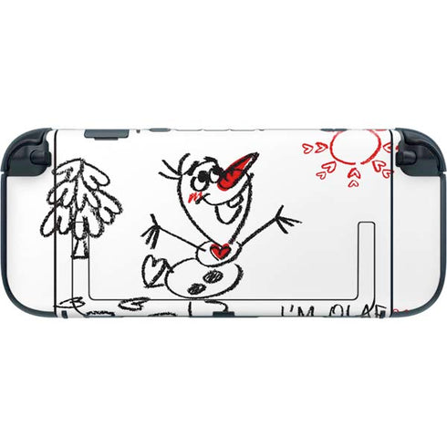 Disney Frozen I Am Olaf Art Nintendo Switch 2 (2025) with Joy-Con Skin