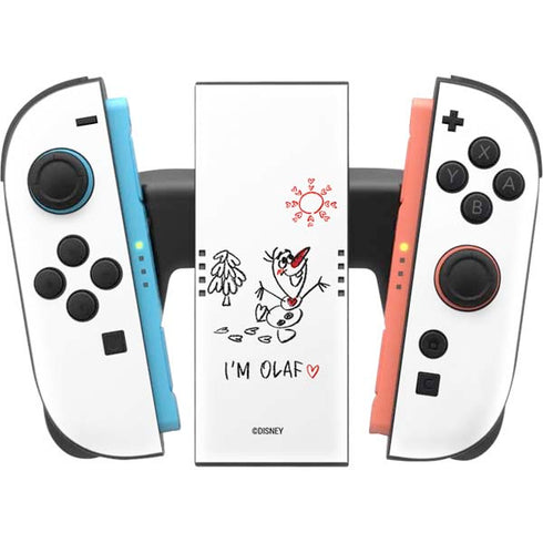 Disney Frozen I Am Olaf Art Nintendo Switch 2 (2025) Joy-Con Controller Skin