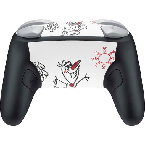 Disney Frozen I Am Olaf Art Nintendo Switch 2 (2025) Pro Controller Skin