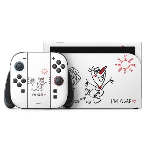 Disney Frozen I Am Olaf Art Nintendo Skins