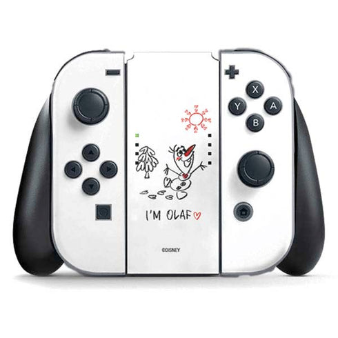 Disney Frozen I Am Olaf Art Nintendo Switch (2017-2021) Joy-Con Controller Skin