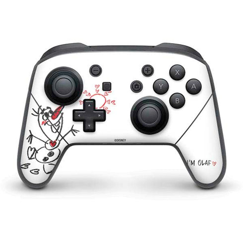 Disney Frozen I Am Olaf Art Nintendo Switch Pro Controller Skin