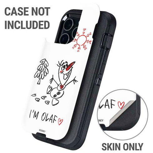 Disney Frozen I Am Olaf Art Otterbox Defender iPhone Skin