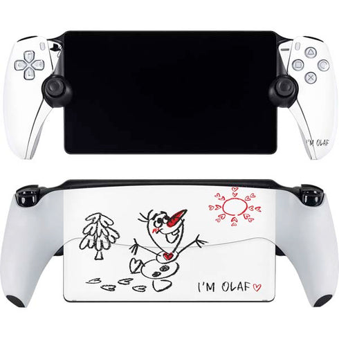 Disney Frozen I Am Olaf Art PlayStation Portal Remote Player Skin