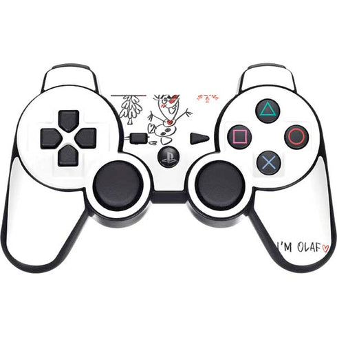 Disney Frozen I Am Olaf Art PS3 Dual Shock wireless controller Skin