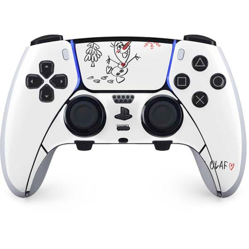 Disney Frozen I Am Olaf Art PS5 DualSense Edge Pro Controller Skin