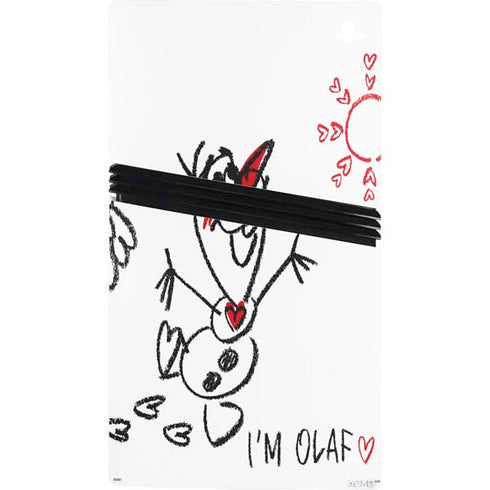 Disney Frozen I Am Olaf Art PS5 Pro Console Skin