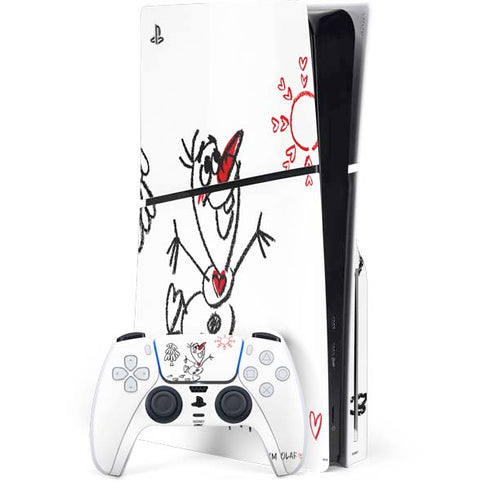 Disney Frozen I Am Olaf Art PlayStation PS5 Skins