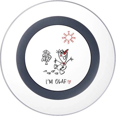 Disney Frozen I Am Olaf Art Wireless Charger Skin