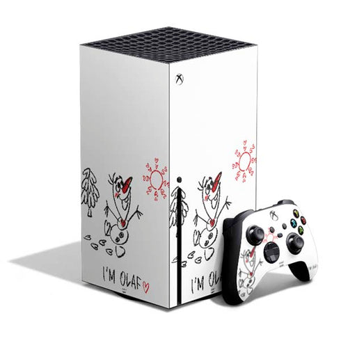 Disney Frozen I Am Olaf Art Xbox Series X Bundle Skin
