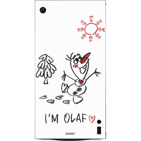 Disney Frozen I Am Olaf Art XBox Series X Digital Edition Console Skin