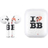 Betty Boop I Love BB Apple AirPods Skin