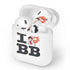 Betty Boop I Love BB Apple AirPods Skin
