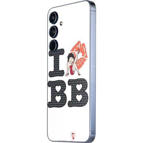Betty Boop I Love BB Galaxy A55 5G Skin