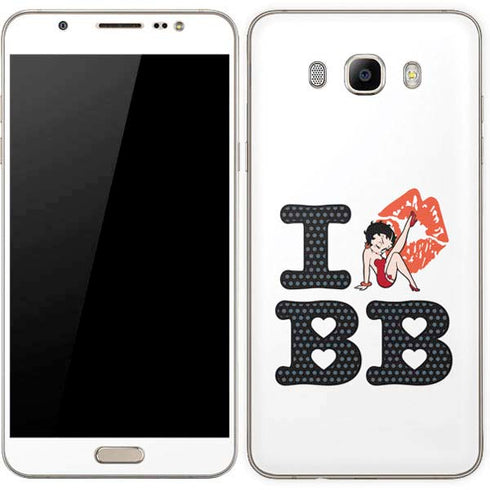 Betty Boop I Love BB Galaxy J7 Skin