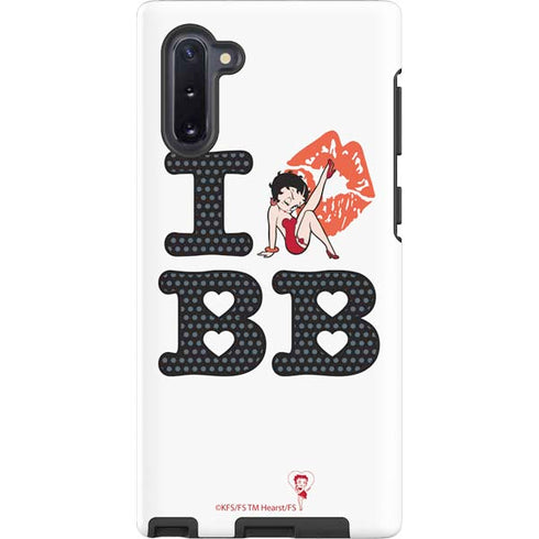 Betty Boop I Love BB Galaxy Cases