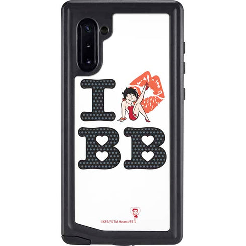 Betty Boop I Love BB Galaxy Cases