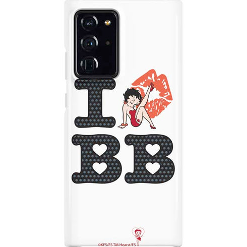 Betty Boop I Love BB Galaxy Cases