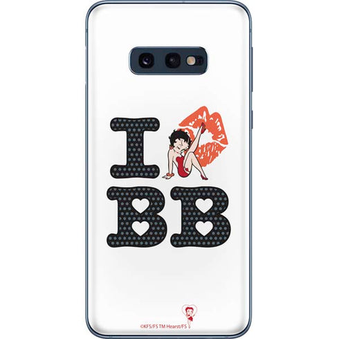 Betty Boop I Love BB Galaxy S10e Skin