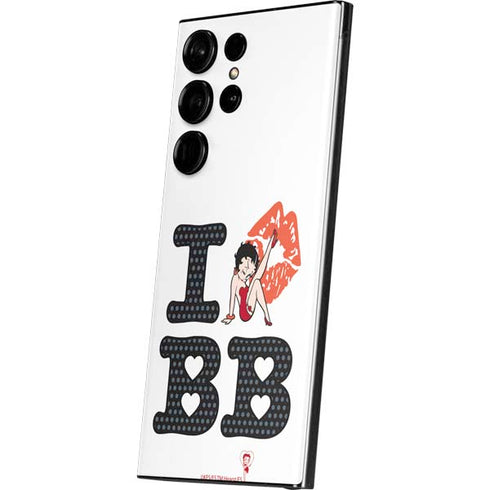 Betty Boop I Love BB Galaxy Skins