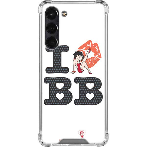Betty Boop I Love BB Galaxy S24 FE Clear Case