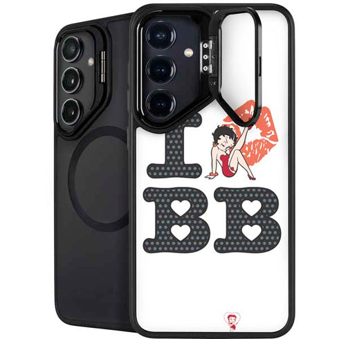 Betty Boop I Love BB Galaxy S24 FE Kickstand Case