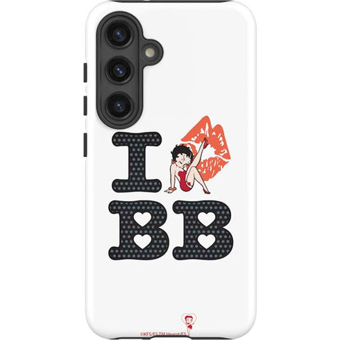 Betty Boop I Love BB Galaxy S25 Plus Impact Case