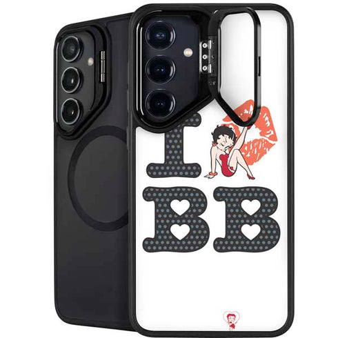 Betty Boop I Love BB Galaxy S25 Plus Kickstand Case