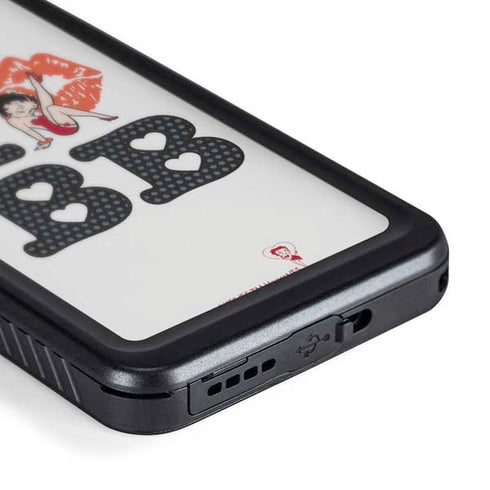 Betty Boop I Love BB Galaxy S24 Plus Waterproof Case