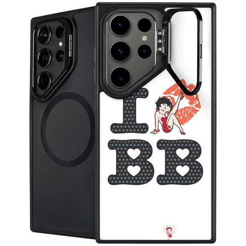 Betty Boop I Love BB Galaxy Cases