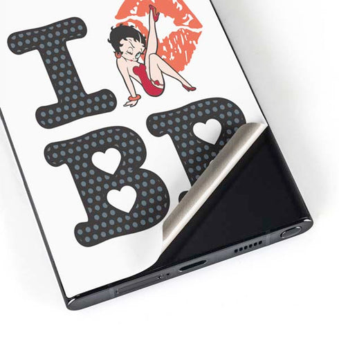 Betty Boop I Love BB Galaxy S24 Ultra Skin