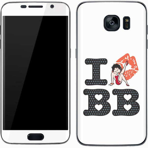 Betty Boop I Love BB Galaxy S7 Skin