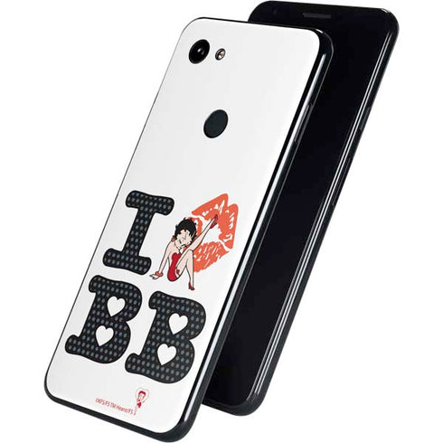 Betty Boop I Love BB Google Pixel 3a XL Skin