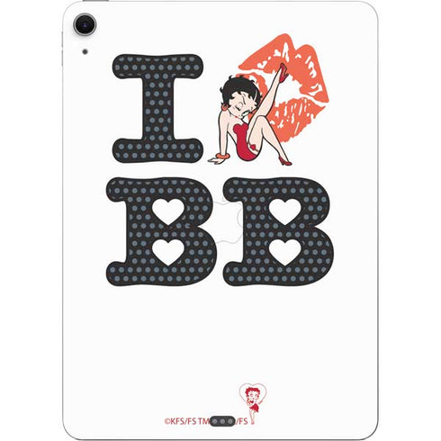Betty Boop I Love BB Apple iPad Air Skin