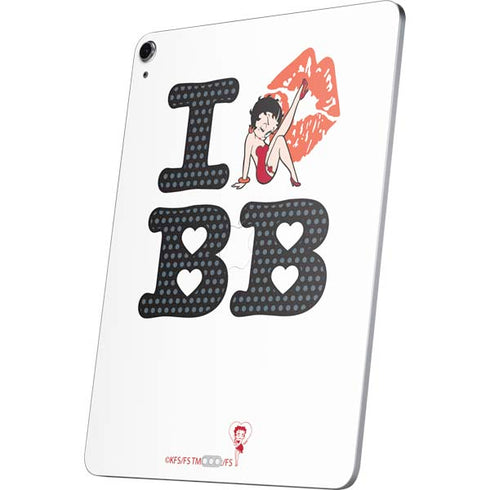 Betty Boop I Love BB Apple iPad Air Skin